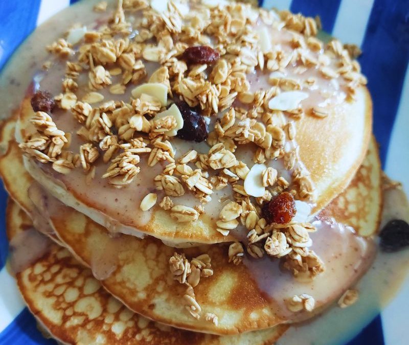 Cinnamon Syrup Pancakes
