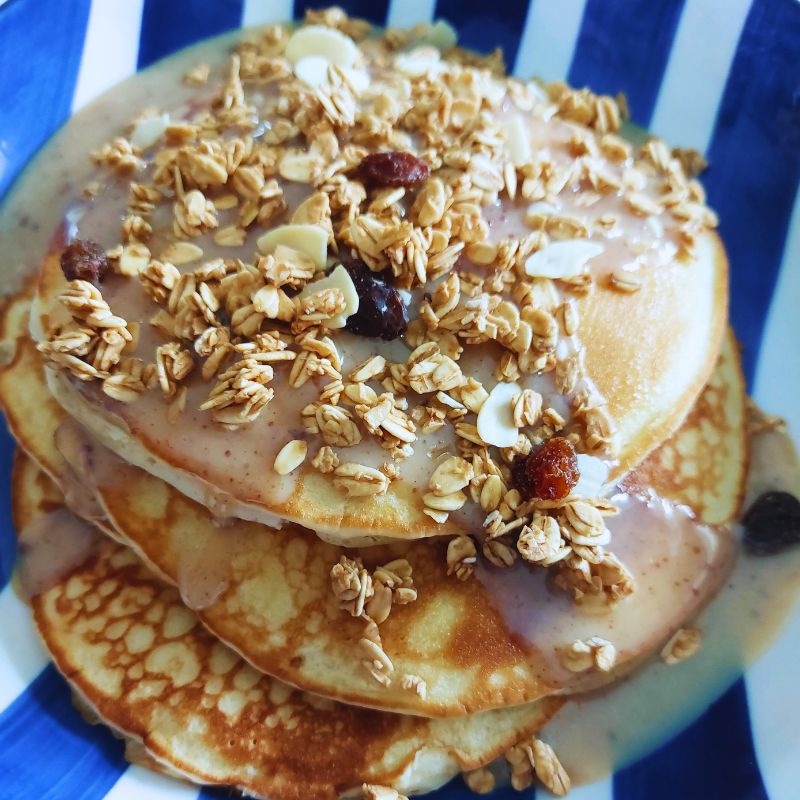 Cinnamon syrup Pancakes