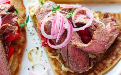 Gluten-free Boxty Steak Sandwich