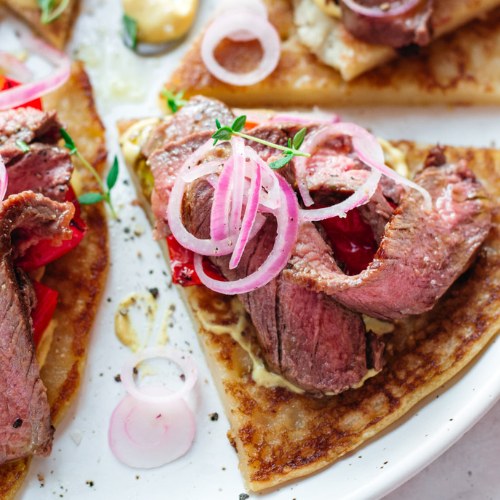 Gluten-free Boxty Steak Sandwich