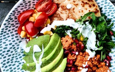 Gluten-free Boxty Tortillas with Spiced Turkey & Avacado
